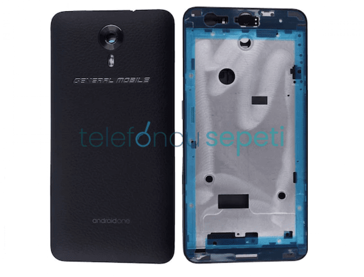 General Mobile Discovery Gm5 Plus Kasa Kapak Siyah Çıtalı