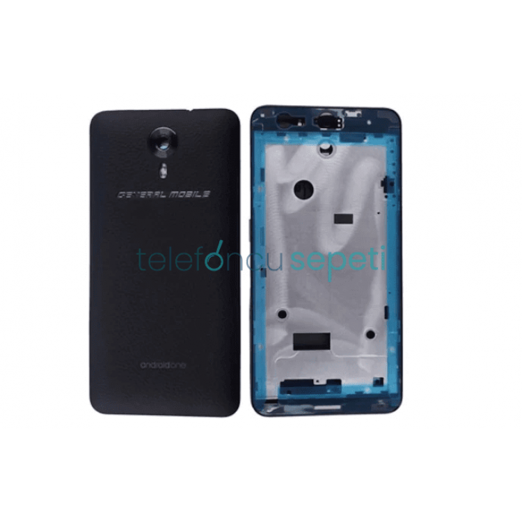 General Mobile Discovery Gm5 Plus Kasa Kapak Siyah Çıtasız