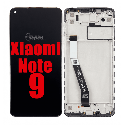 Xiaomi Redmi Note 9 Lcd Ekran Dokunmatik Siyah Çıtalı A Plus Kalite