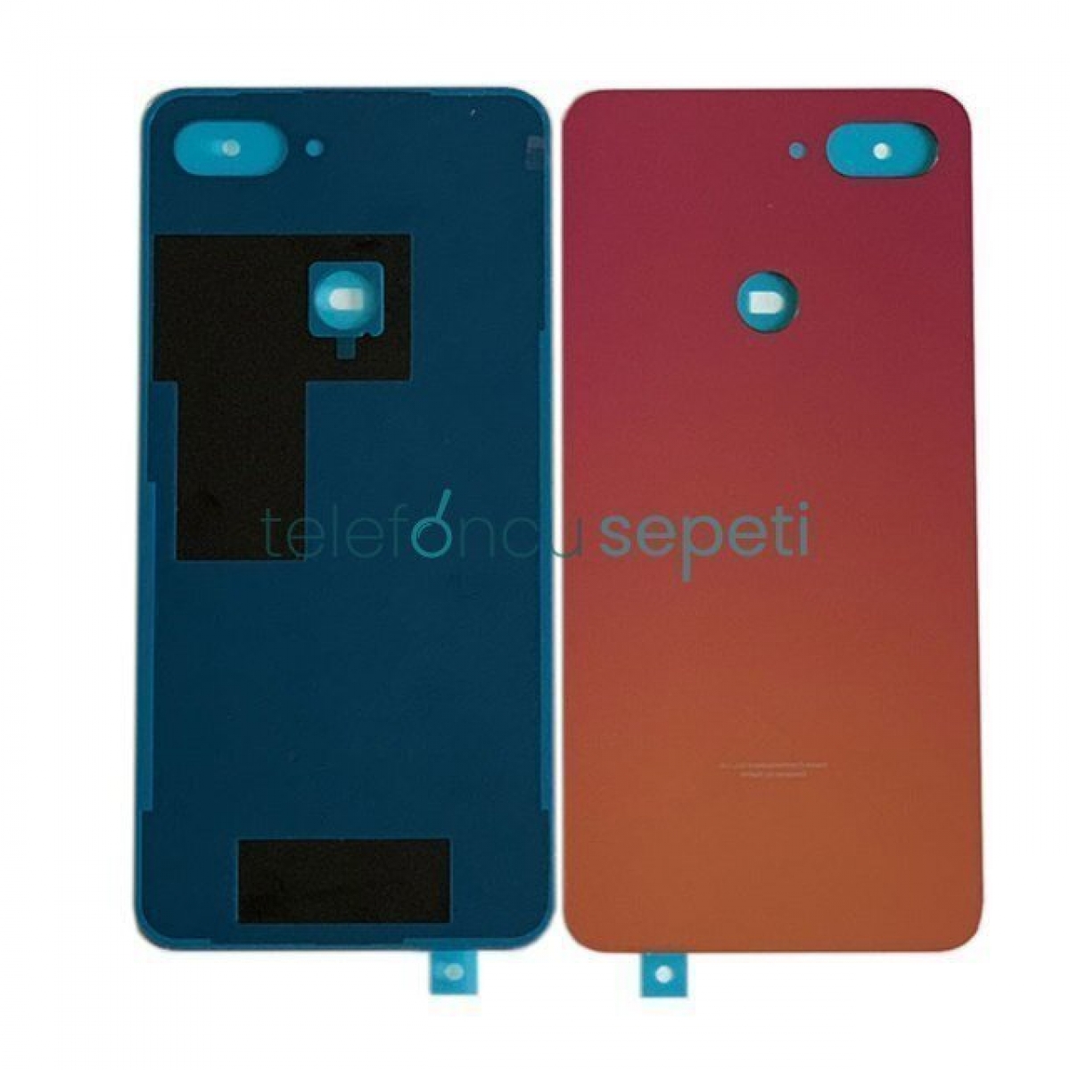 Xiaomi Mi 8 Lite Arka Kapak Pil Kapağı Pembe