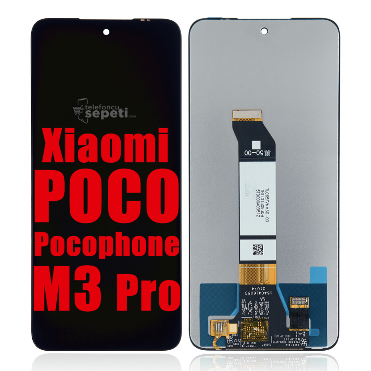 Pocophone M3 Pro Ekran Dokunmatik Siyah Çıtasız A Plus Kalite