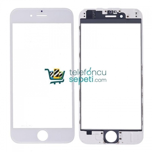 İPhone 6 Lens Çıtalı Ocalı Beyaz