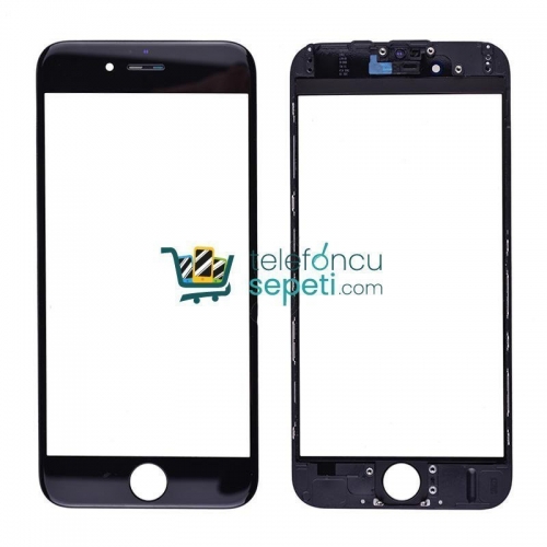 iPhone 6 Lens Çıtalı Ocalı Siyah