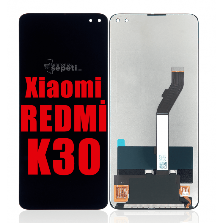 Xiaomi Redmi K30 Ekran Dokunmatik Siyah Çıtasız A Plus Kalite