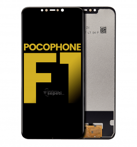 Xiaomi Pocophone F1 Ekran Dokunmatik Siyah Çıtasız Orjinal