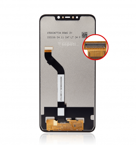 Xiaomi Pocophone F1 Ekran Dokunmatik Siyah Çıtasız Orjinal