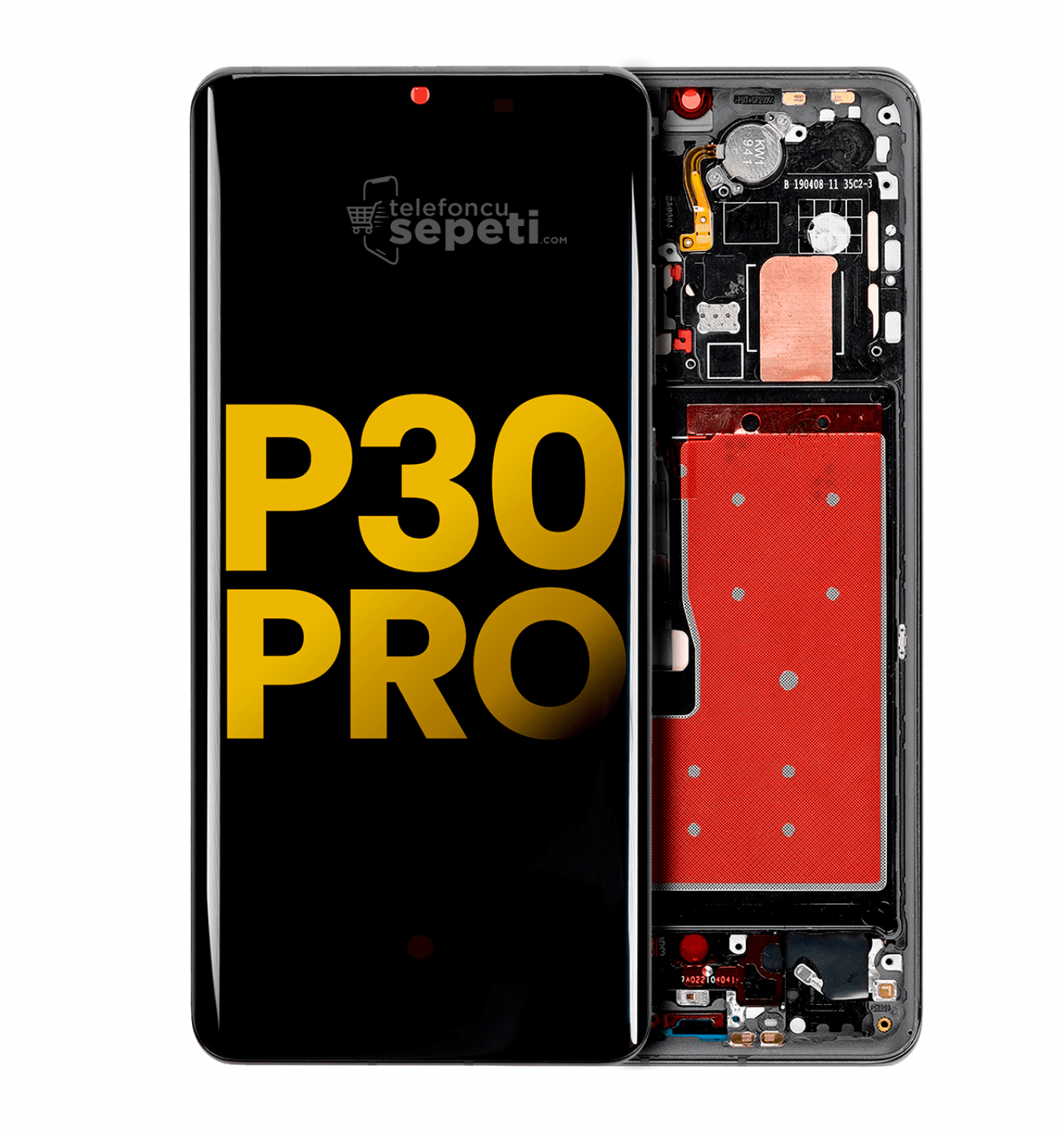 Huawei P30 Pro Dokunmatik Ekran Siyah Çıtalı Orjinal