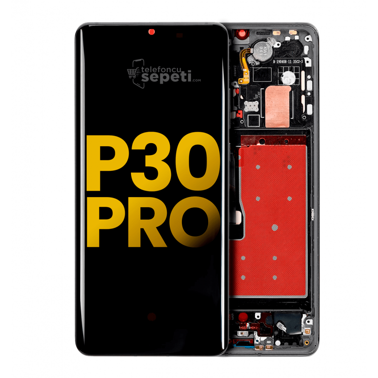 Huawei P30 Pro Dokunmatik Ekran Siyah Çıtalı %100 Orijinal