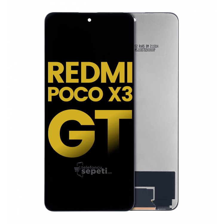Xiaomi Poco x3 Gt Ekran Dokunmatik Siyah Çıtasız Orjinal