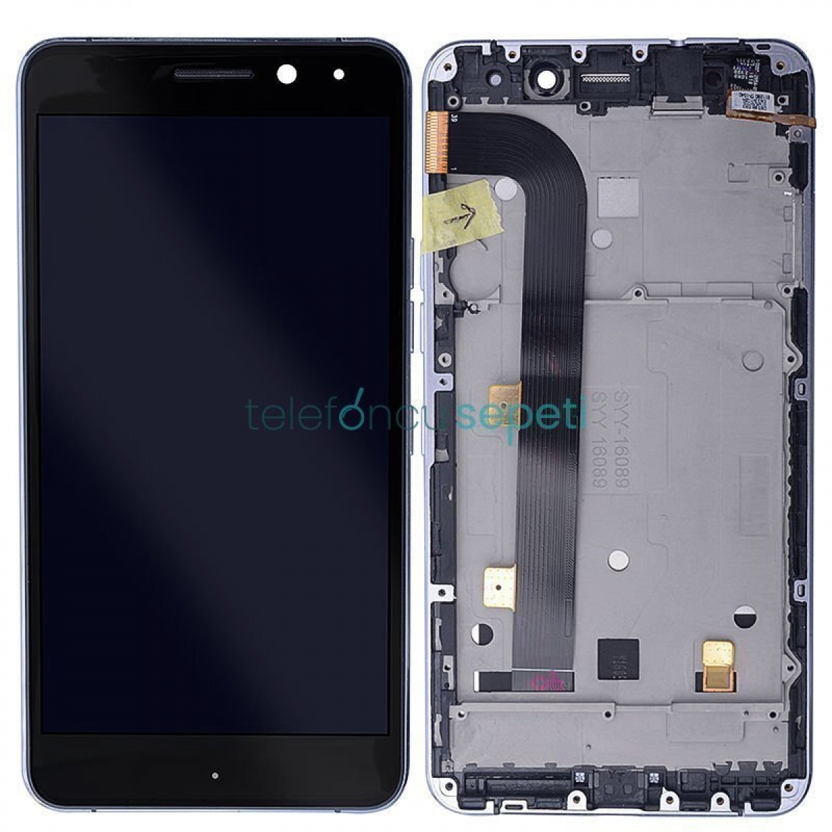 General Mobile Discovery Gm6 Ekran Dokunmatik Siyah Çıtalı Orjinal