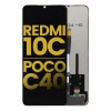 Xiaomi Redmi 10c Ekran Dokunmatik Siyah Çıtasız Orjinal