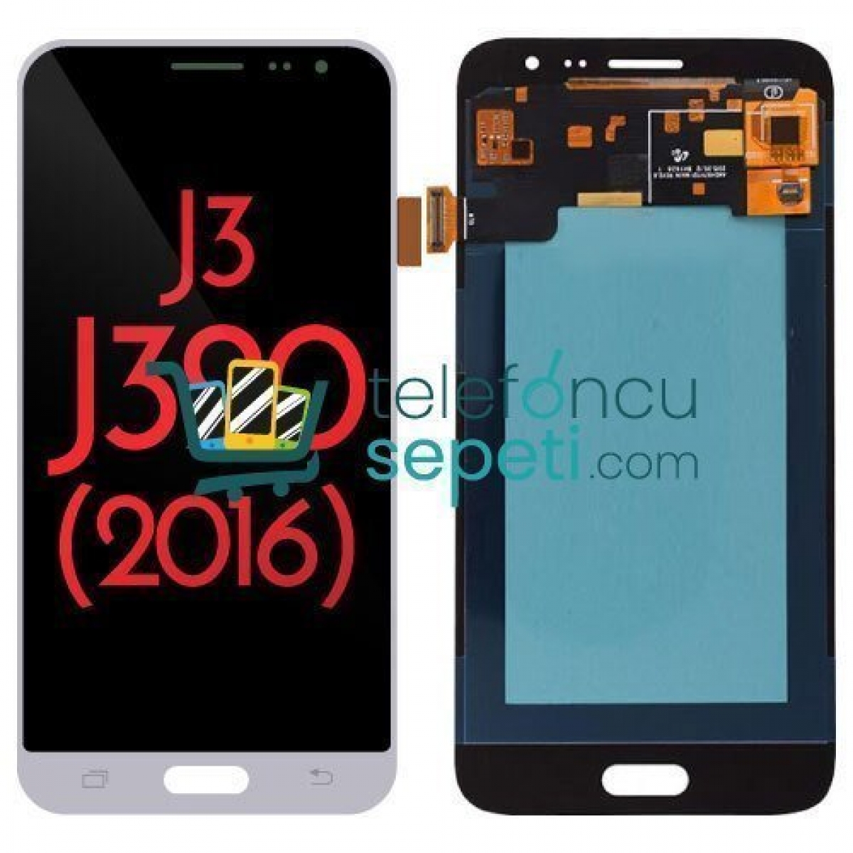 Samsung Galaxy J3 J320 Ekran Dokunmatik Beyaz Orjinal Servis