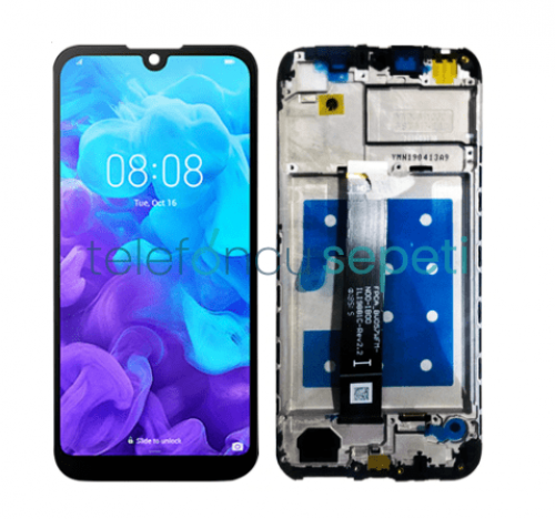 Huawei Y5 2019 Ekran Dokunmatik Siyah Çıtalı