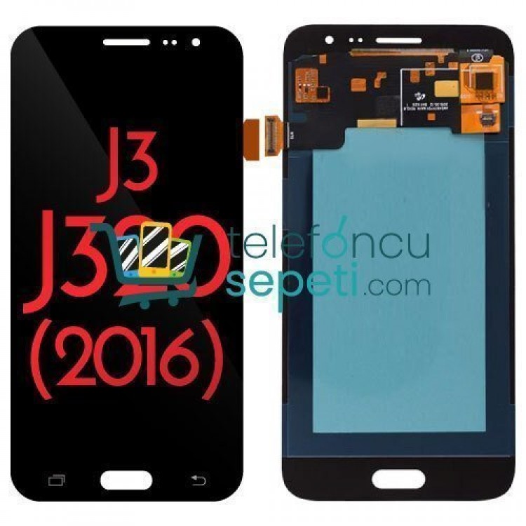 Samsung Galaxy J3 J320 Ekran Dokunmatik Siyah Orjinal Servis