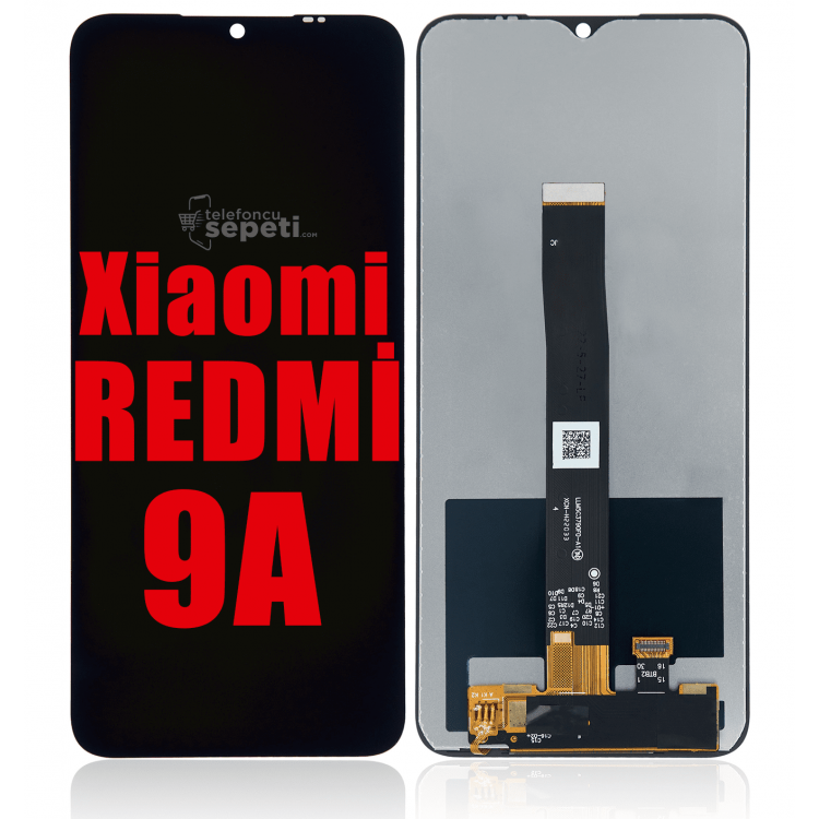 Xiaomi Redmi 9a Ekran Dokunmatik Siyah Çıtasız A Plus Kalite