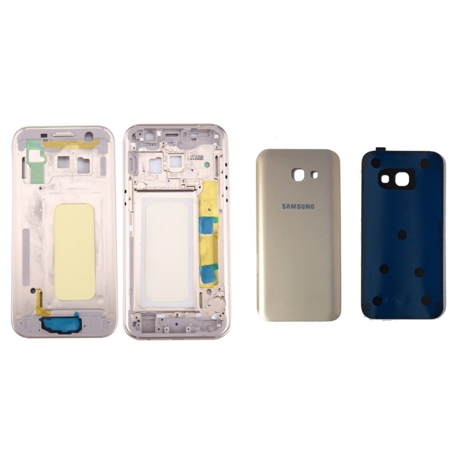 Samsung Galaxy A320 Kasa Kapak Gold