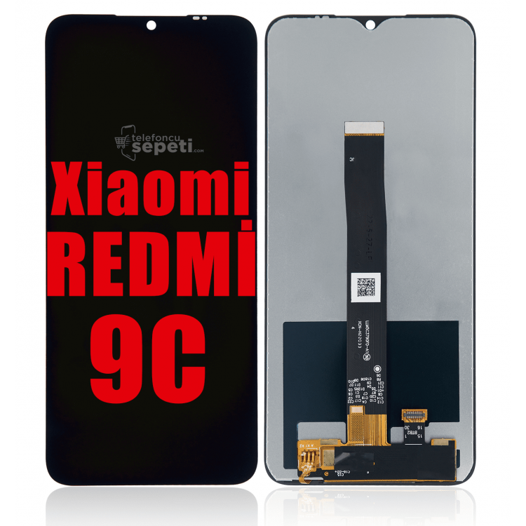 Xiaomi Redmi 9c Ekran Dokunmatik Siyah Çıtasız A Plus Kalite