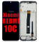 Xiaomi Redmi 10c Ekran Dokunmatik Siyah Çıtalı %100 Birebir Ürün