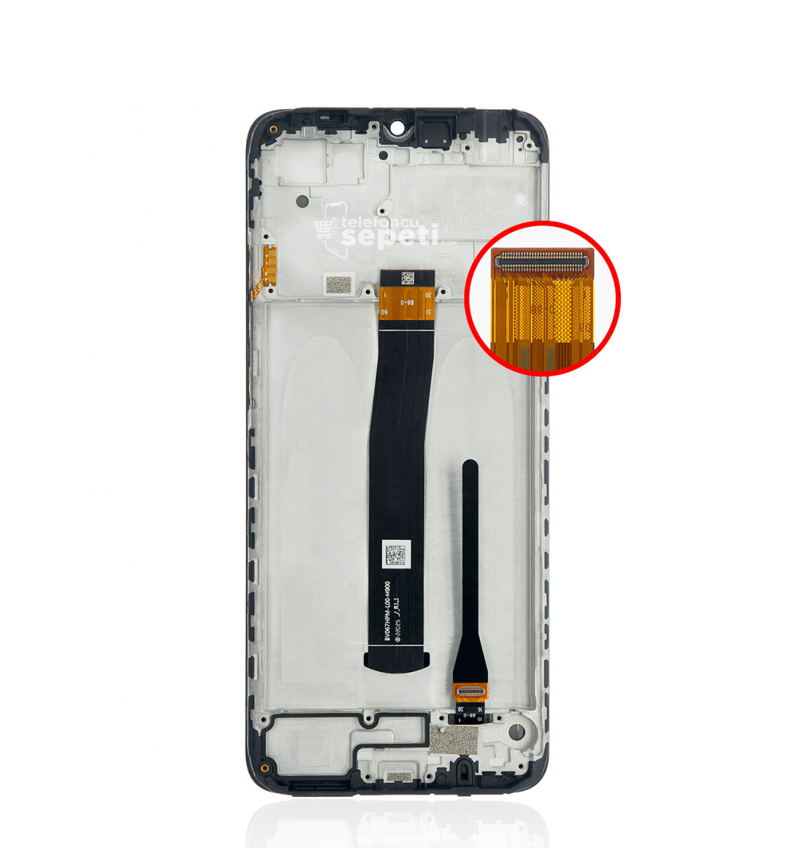 Xiaomi Redmi 10c Ekran Dokunmatik Siyah Çıtalı Orjinal