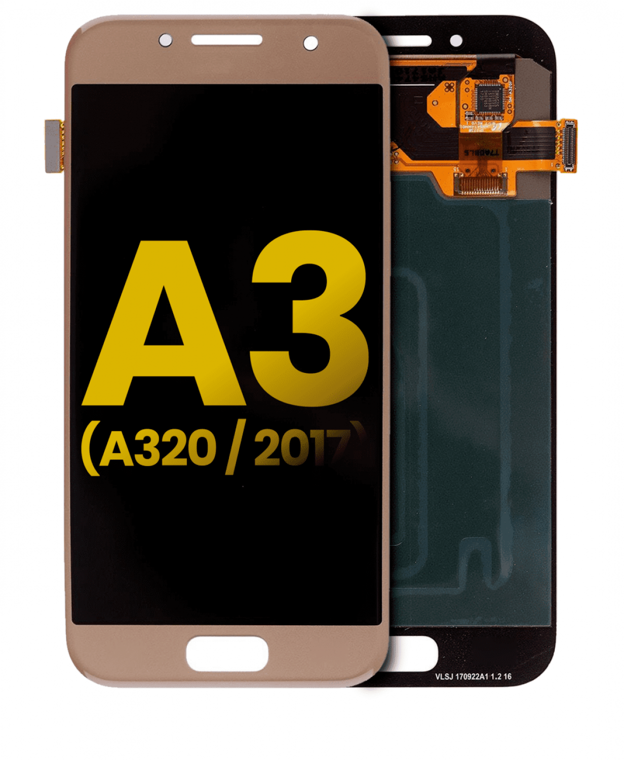 Samsung Galaxy A320 Ekran Dokunmatik Gold Orjinal Servis