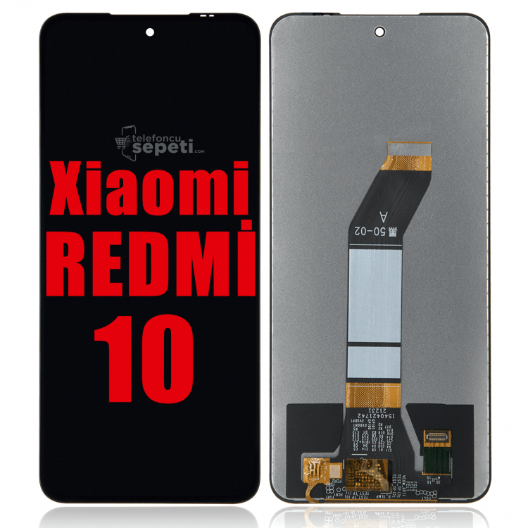 Xiaomi Redmi 10 Ekran Dokunmatik Siyah Çıtasız A Plus Kalite