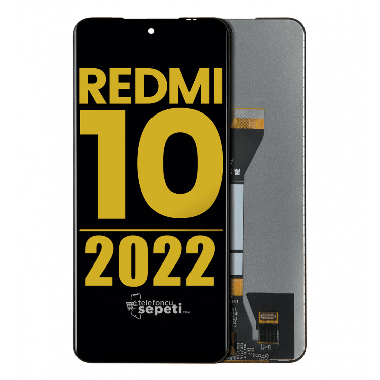 Xiaomi Redmi 10 2022 Ekran Dokunmatik Siyah Çıtasız Orjinal