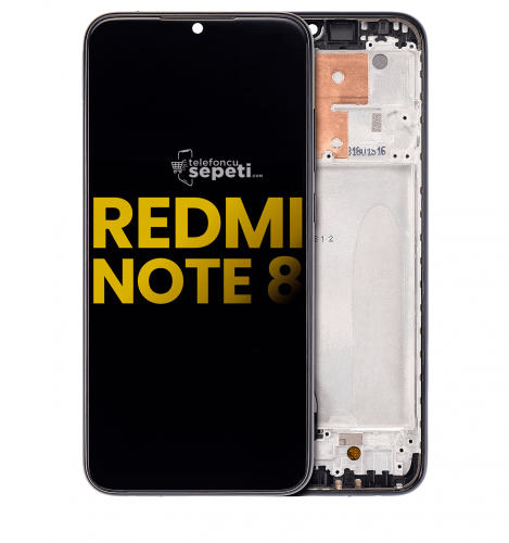 Xiaomi Redmi Note 8 Lcd Ekran Dokunmatik Siyah Çıtalı %100 Orijinal