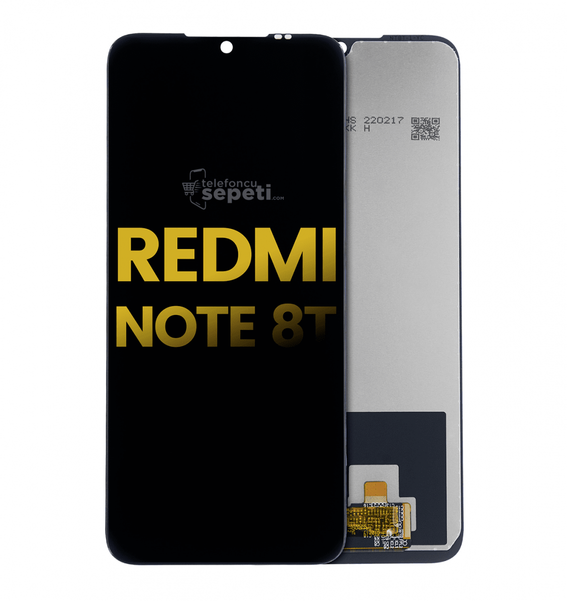 Xiaomi Redmi Note  8T Ekran Dokunmatik Siyah Çıtasız Orjinal