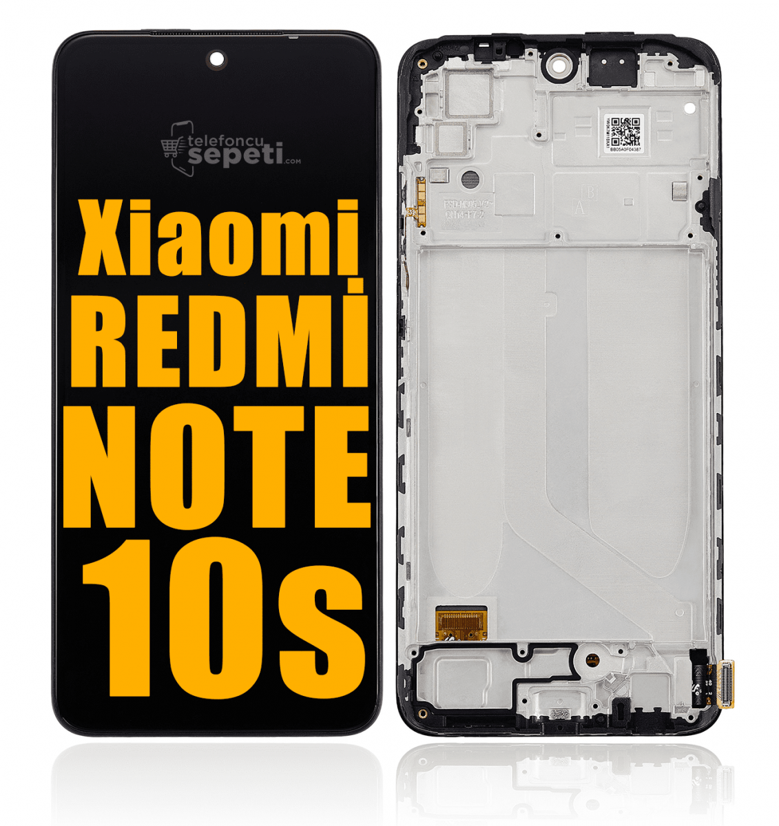 Xiaomi Redmi Note 10s Ekran Dokunmatik Siyah Çıtalı Oled Üstün Kalite