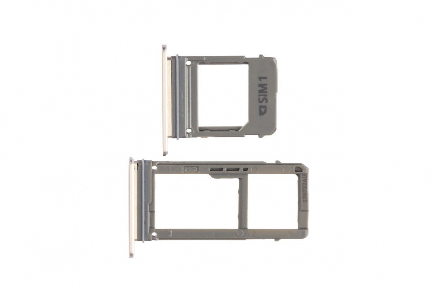 Samsung Galaxy A320 Sim Kart Tepsisi Gold Çift