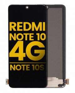 Xiaomi Redmi Note 10s Ekran Dokunmatik Siyah Çıtasız Orijinal