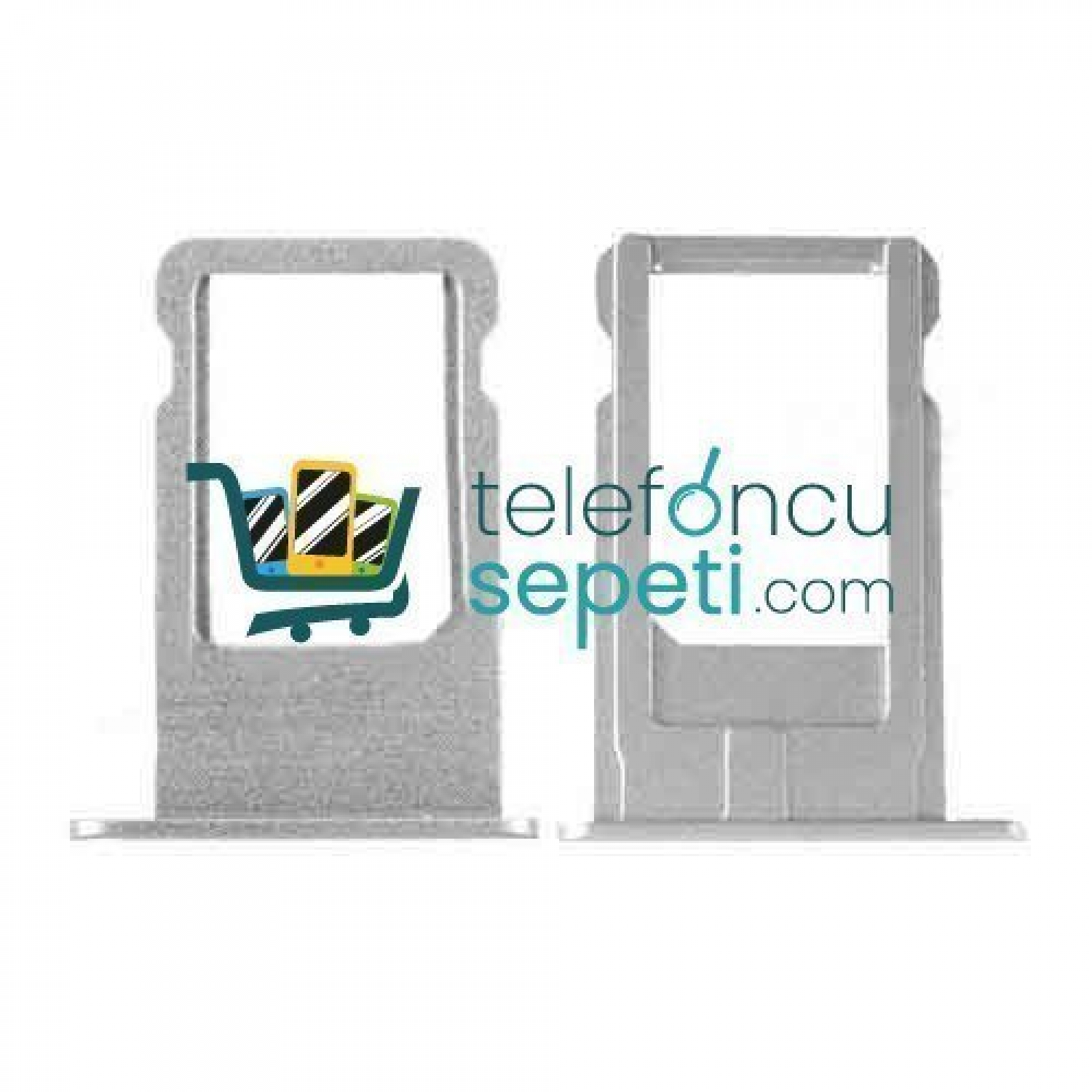 iPhone 6 Plus Sim Kart Tepsisi Gümüş