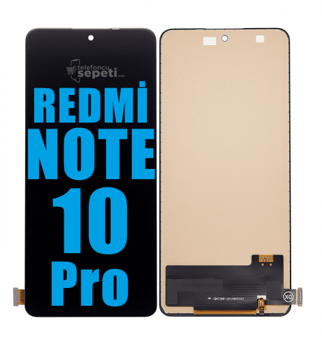 Xiaomi Redmi Note 10 Pro Max Ekran Dokunmatik Siyah Çıtasız A Plus Kalite