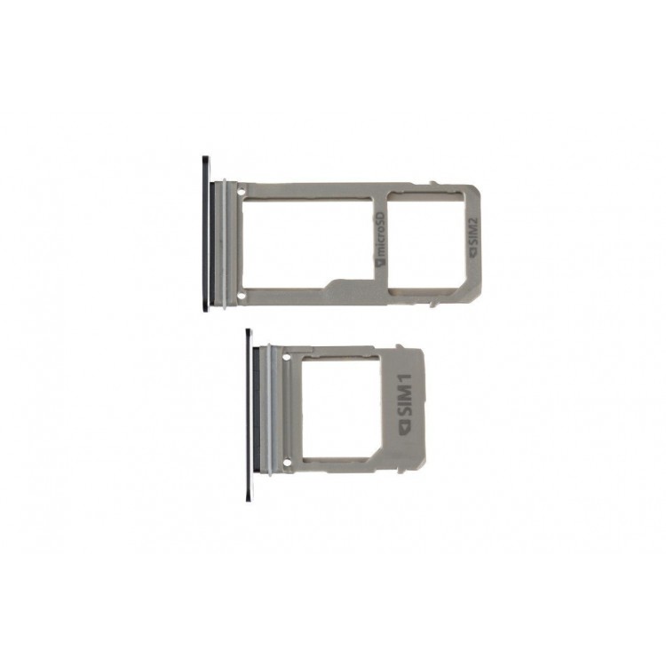 Samsung Galaxy A320 Sim Kart Tepsisi Siyah Çift
