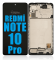 Xiaomi Redmi Note 10 Pro Ekran Dokunmatik Siyah Çıtalı A Plus Kalite