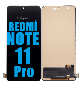 Xiaomi Redmi Note 11 Pro Ekran Dokunmatik Siyah Çıtasız A Plus Kalite
