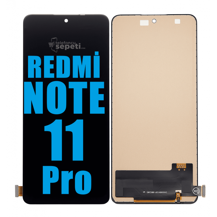 Xiaomi Redmi Note 11 Pro Ekran Dokunmatik Siyah Çıtasız A Plus Kalite
