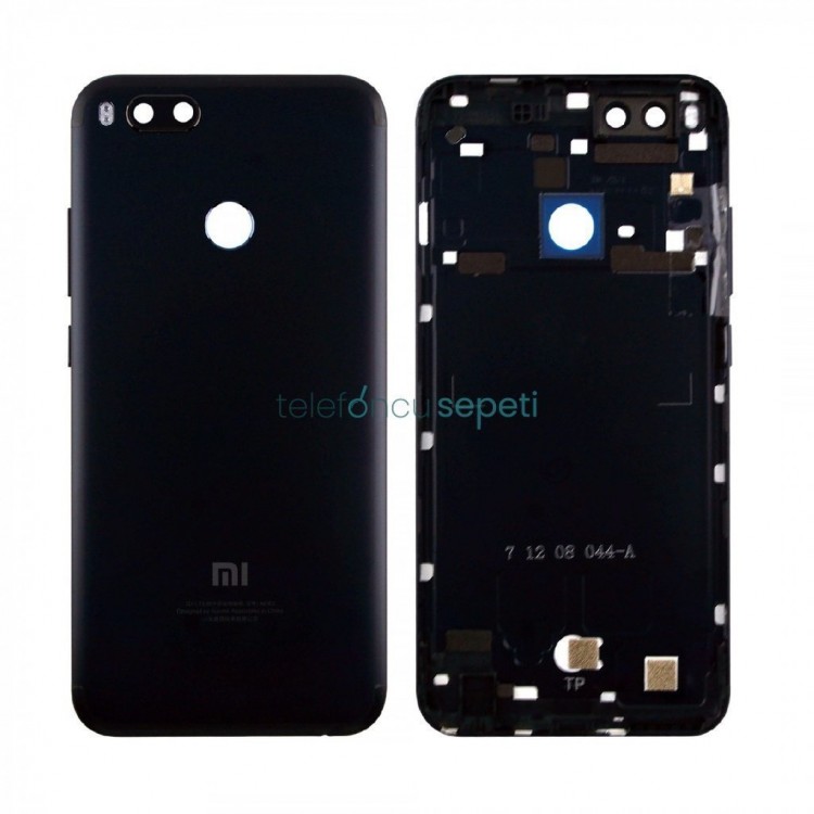 Xiaomi Mi A1 Kasa Kapak Pil Kapağı Siyah