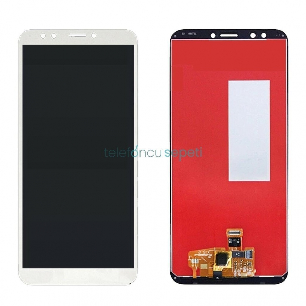 Huawei Y7 2018 Ekran Dokunmatik Beyaz Çıtasız A Plus Kalite