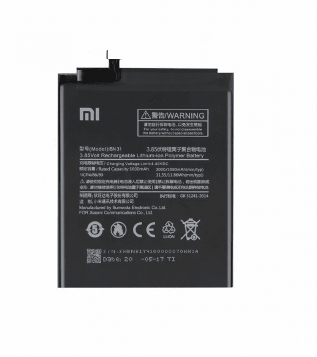 Xiaomi Mi A1 Batarya Pil Orijinal BN31