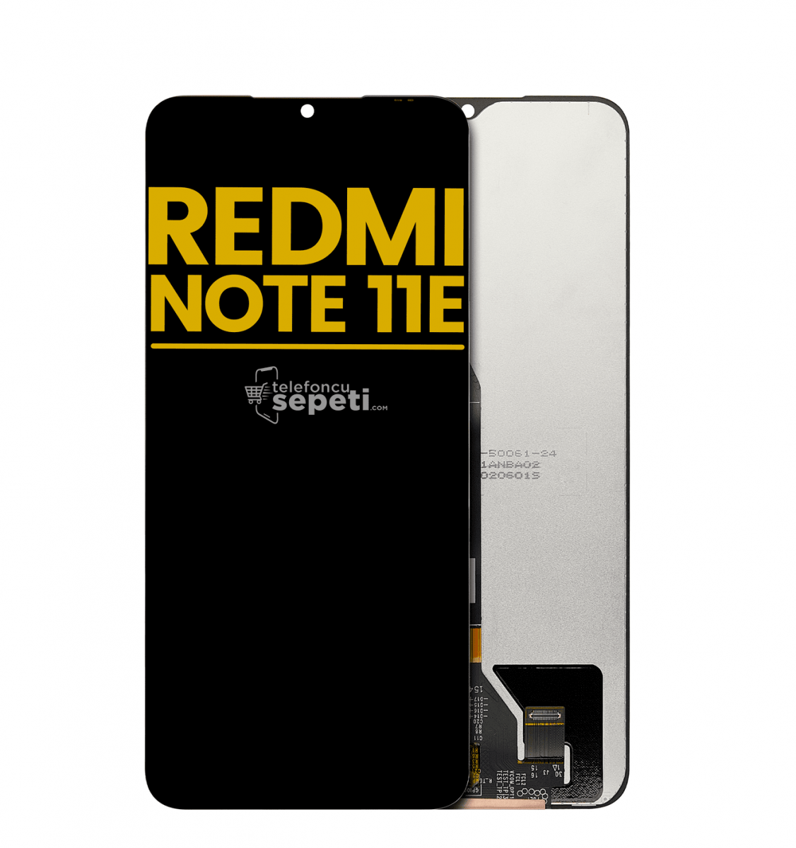 Xiaomi Redmi Note 11e Ekran Dokunmatik Siyah Çıtasız Orjinal