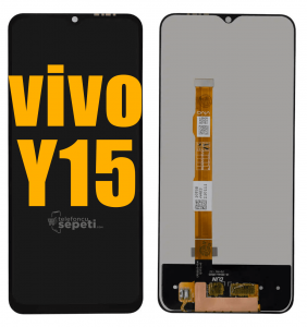Vivo Y15 Ekran Dokunmatik Siyah Çıtasız A Plus Kalite