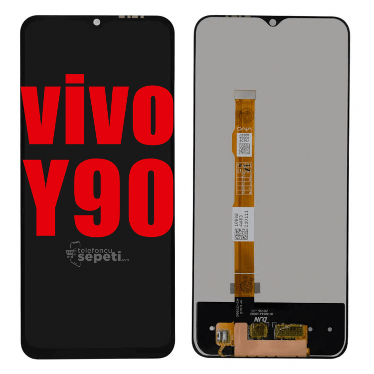 Vivo Y90 Ekran Dokunmatik Siyah Çıtasız Orjinal