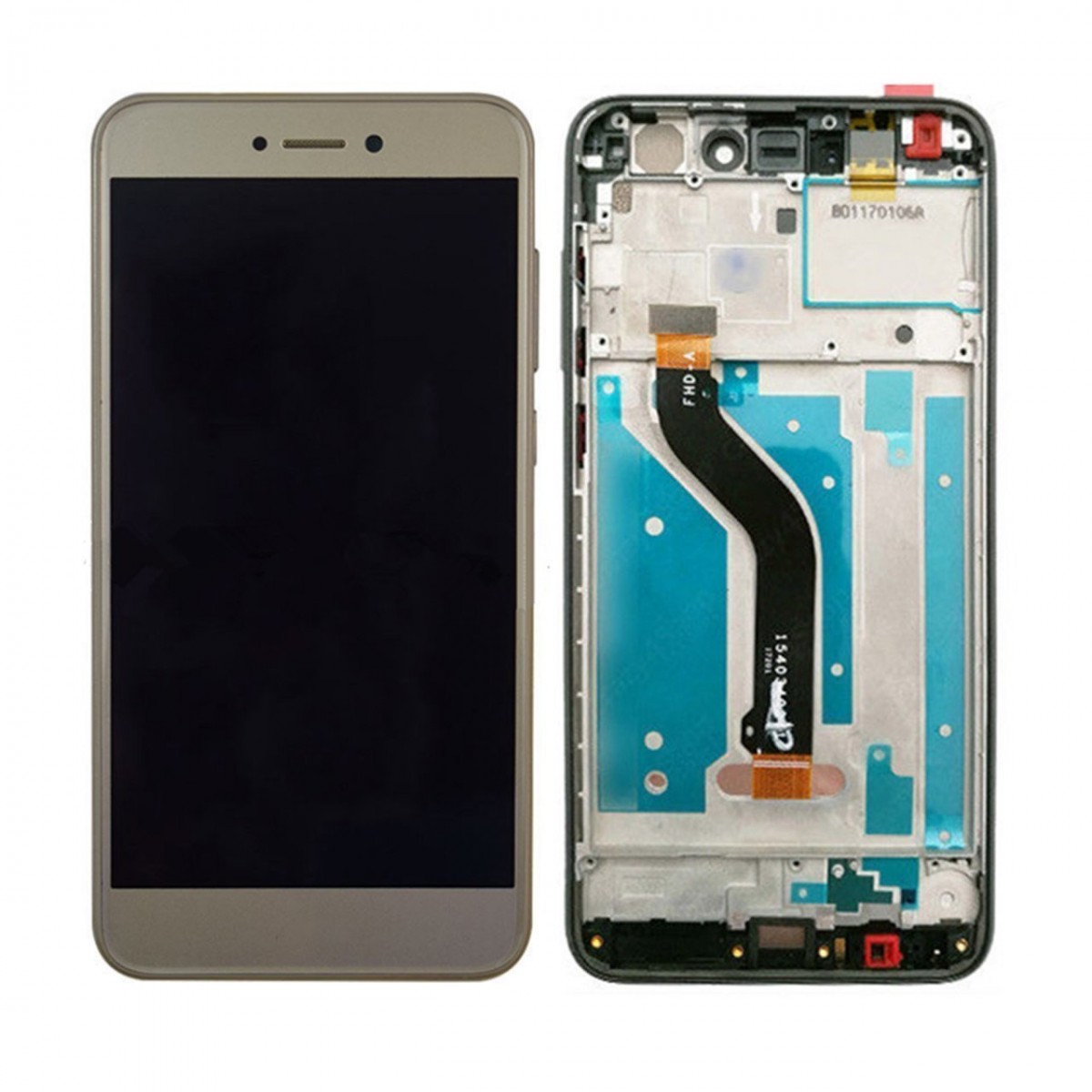 Huawei P9 Lite 2017 Ekran Dokunmatik Gold Çıtalı Huawei P9 Lite 2017 Ekran Dokunmatik Gold Çıtalı