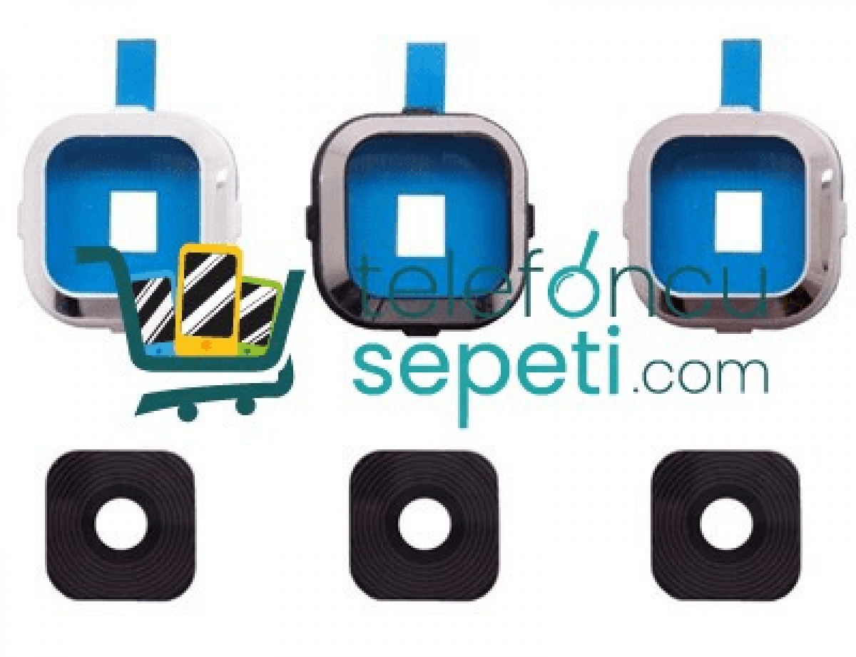 Samsung Galaxy A5 A500 Kamera Lensi Siyah Set