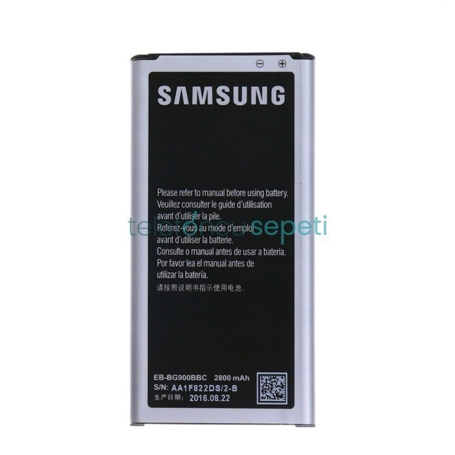 Samsung Galaxy S5 G900 Batarya Pil Orjinal EB-BG900BBC
