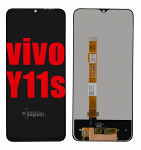 Vivo Y11s Ekran Dokunmatik Siyah Çıtasız Orjinal