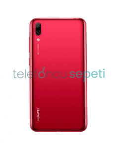 Huawei Y7 2019 Arka Kapak Kırmızı