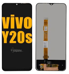 Vivo Y20s Ekran Dokunmatik Siyah Çıtasız A Plus Kalite
