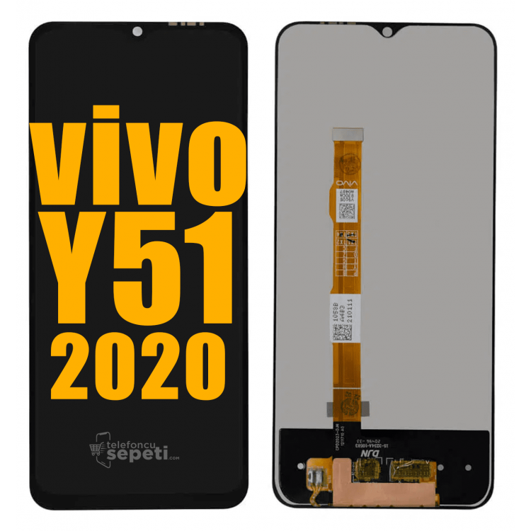 Vivo Y51 2020 Ekran Dokunmatik Siyah Çıtasız A Plus Kalite